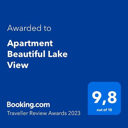 Apartment Beautiful Lake View Bled Exteriér fotografie